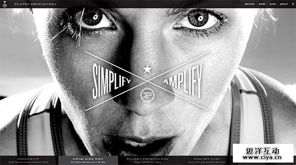 Planet Propaganda in 70 Best Creative Websites of 2012