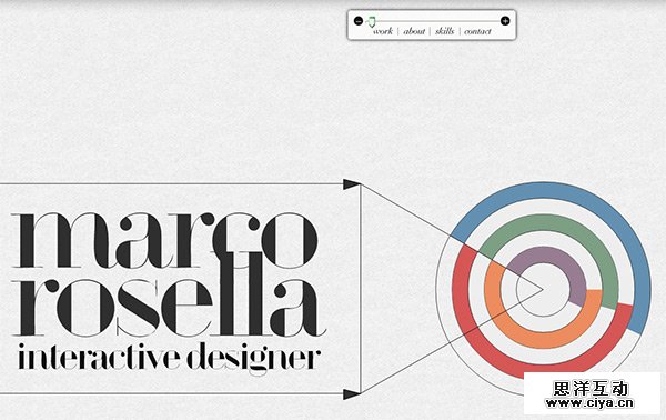 Marco Rosella in 70 Best Creative Websites of 2012