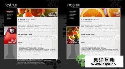 Dreamweaver网页版式风向标:黑底炫彩设计