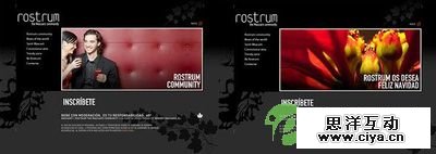 Dreamweaver网页版式风向标:黑底炫彩设计