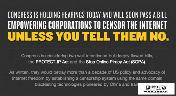 Tumblr is one of several major websites that's been active in opposing SOPA