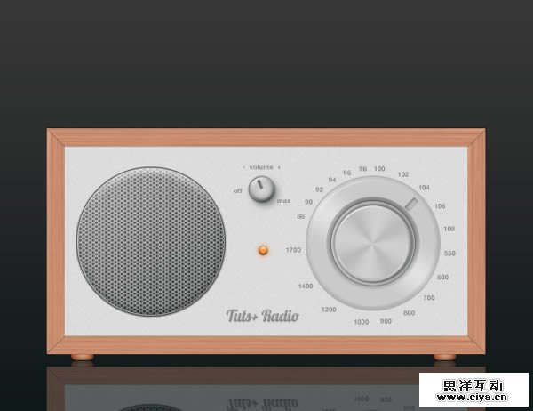 创建逼真写实的高质感收音机