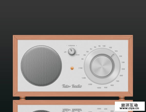 创建逼真写实的高质感收音机
