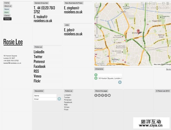 23个给你带来设计灵感的联系页面,互联网的一些事