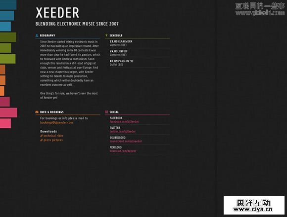 23个精美的的国外单页网站设计作品,互联网的一些事