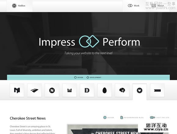 23个精美的的国外单页网站设计作品,互联网的一些事