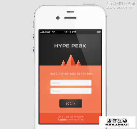 15 个精美的移动应用的UI设计,互联网的一些事