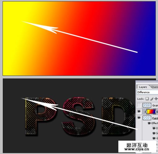 130RV39320 1409107 在Photoshop中制作斑驳的彩色生锈金属文字