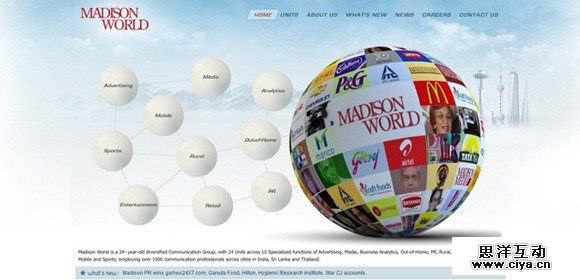 国外酷站：26个独具创意的国外广告公司网站设计,互联网的一些事