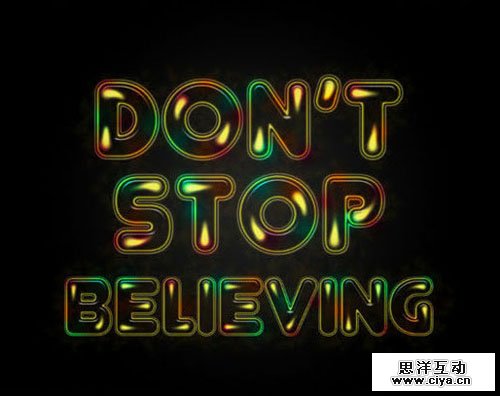 Creating Fluorescent Text Effect in Photoshop