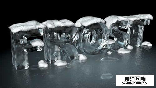 Create a 3D Ice Text Effect With Modo and Photoshop