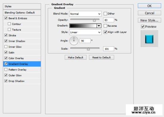 2 grad overlay 550x394 Create Unique Neon Text Effect in Photoshop