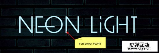 2 type 550x184 Create Unique Neon Text Effect in Photoshop