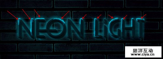 4 paint 550x200 Create Unique Neon Text Effect in Photoshop