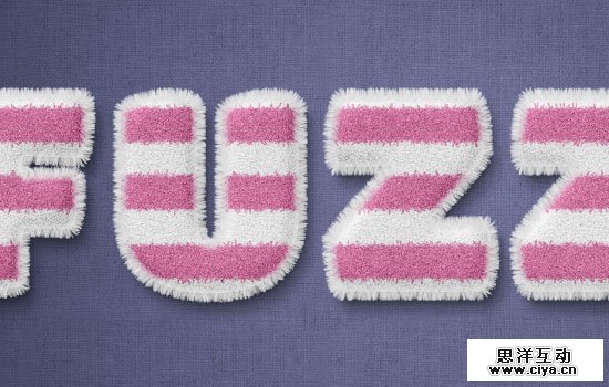 Striped Fuzzy Text Effect step 8