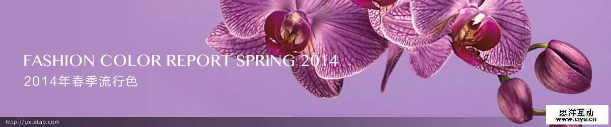 设计师们！来了解一下2014年春季流行色