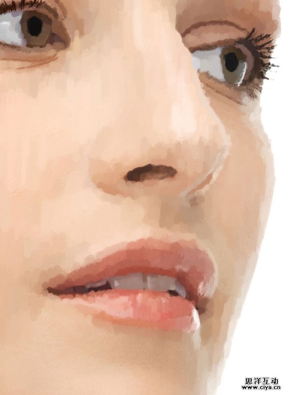 1386384093988561 在Photoshop中创建点彩油墨画人物肖像