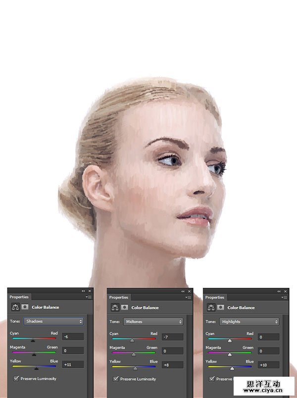 1386384093286411 在Photoshop中创建点彩油墨画人物肖像