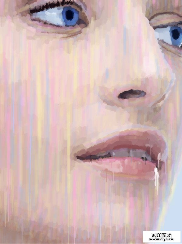 13863840934921241 在Photoshop中创建点彩油墨画人物肖像