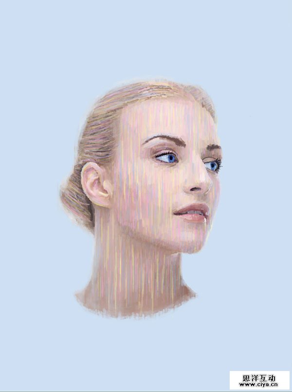 13863840938168231 在Photoshop中创建点彩油墨画人物肖像