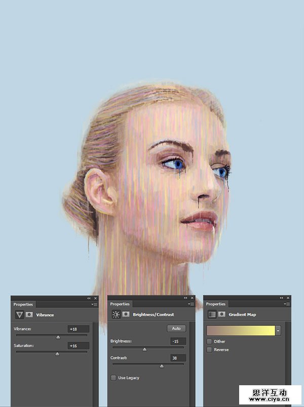13863840936238281 在Photoshop中创建点彩油墨画人物肖像