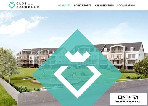 Clos de la Couronne 网页设计欣赏