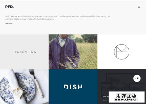 PFD 网页设计欣赏