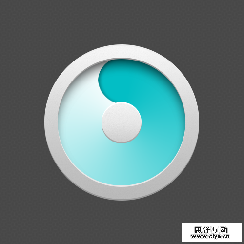 PS教程：台湾老师教你快速制作蓝白渐变图标