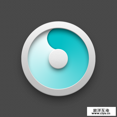 PS教程：台湾老师教你快速制作蓝白渐变图标