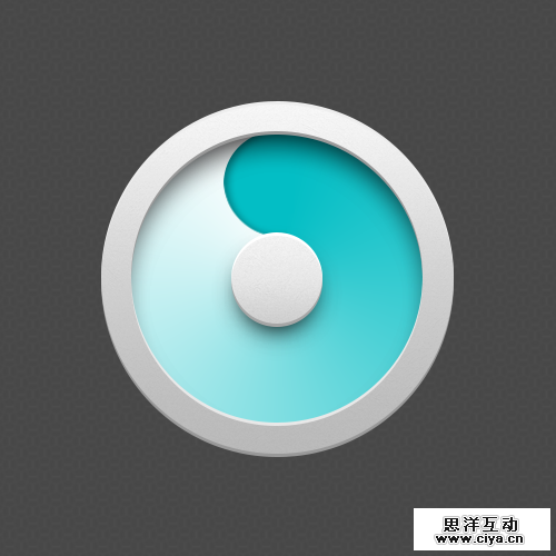 PS教程：台湾老师教你快速制作蓝白渐变图标