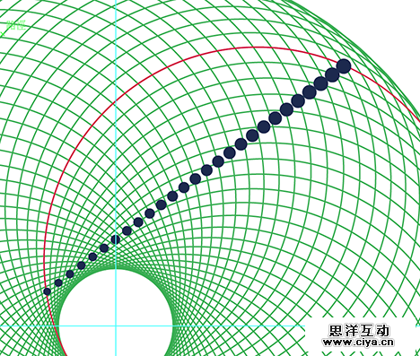 AI教程：利用Illustrator创建漂亮的螺旋圆点花纹