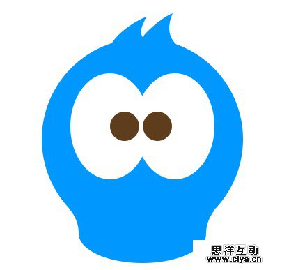 在Photoshop中创建一只可爱的Twitter小鸟
