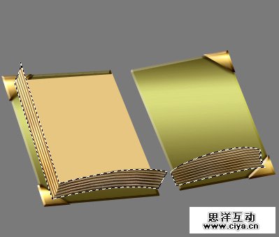 PS中级教程！教你利用PS绘制精美的复古书本图标