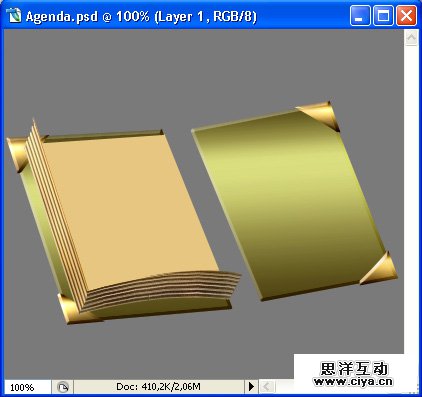 PS中级教程！教你利用PS绘制精美的复古书本图标