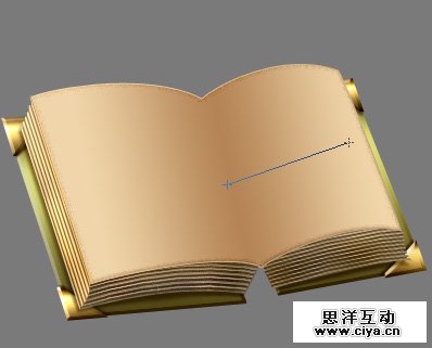 PS中级教程！教你利用PS绘制精美的复古书本图标