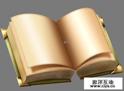 PS中级教程！教你利用PS绘制精美的复古书本图标