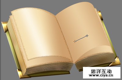 PS中级教程！教你利用PS绘制精美的复古书本图标