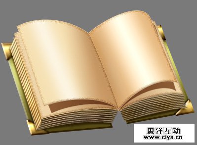 PS中级教程！教你利用PS绘制精美的复古书本图标