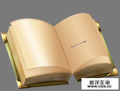 PS中级教程！教你利用PS绘制精美的复古书本图标