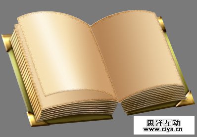 PS中级教程！教你利用PS绘制精美的复古书本图标