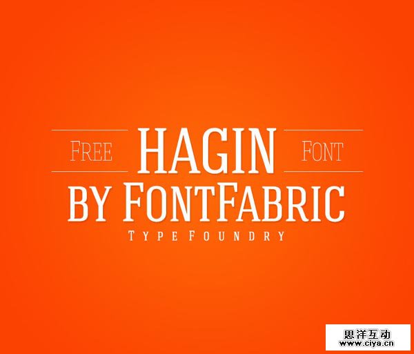 Hagin Free Font