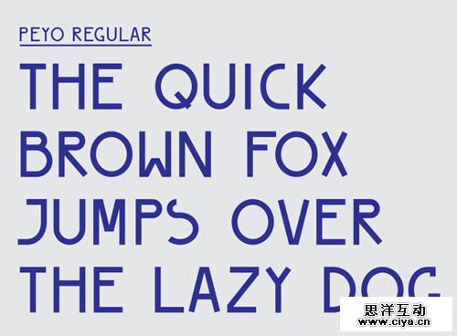 PEYO Regular – Free Font