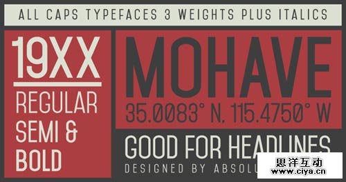 Mohave Free Font