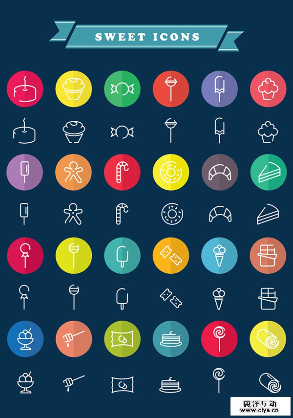 Sweets Icon Set