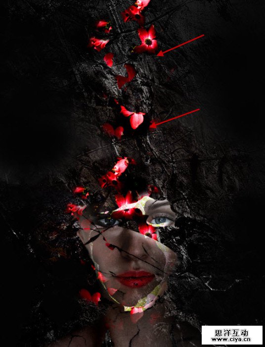 从小白到大神！PS合成魔幻鲜花人像特效