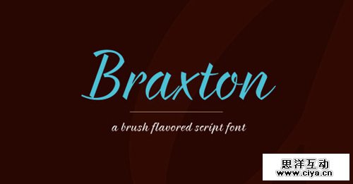 Braxton free font