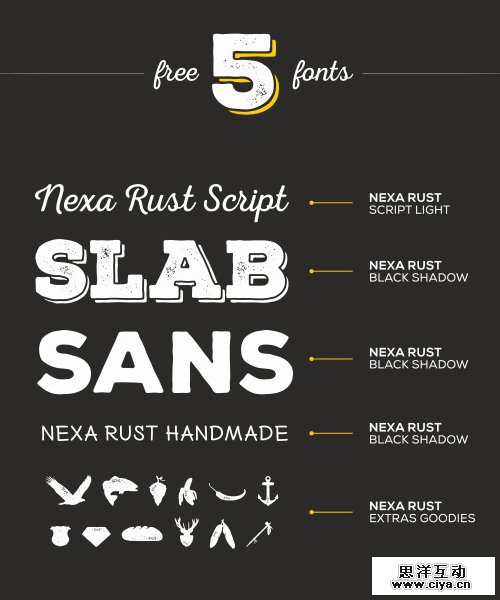 Nexa Rust Free Font