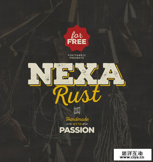Nexa Rust Free Font