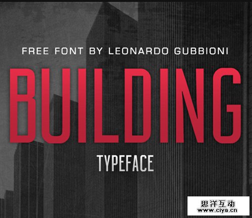 BUILDING Free Font