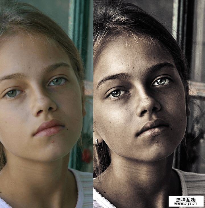 PS新手教程！教你简单9步创建超有质感的人像